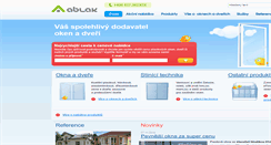 Desktop Screenshot of ablak.cz
